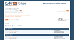 Desktop Screenshot of catvforum.com